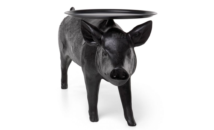 BVH博威灯饰 pig table 黑猪边桌